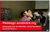 Redesign annefrank.org   ontwerpen voor de behoeften van je bezoekers - arthur clemens - l bi en anne frank stichting - 2010