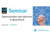 Samenwerken met externen in SharePoint met QS PortalTalk
