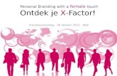 Personal branding with a female touch: ontdek je X-factor