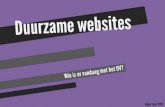 Duurzame websites