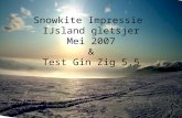Snowkite Impressie IJsland Mei 2007