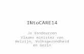 Presentation by Jo Vandeurzen for INtoCARE14