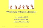 Servicekwaliteit - workshop 11 (ronde 2): Vitamine R