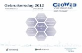 Opening GeoWeb Gebruikersdag