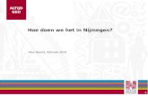 Geo informatie in gemeente Nijmegen t.b.v. Ruimteschepper sessie