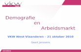Vkw west vlaanderen - demografie en arbeidsmarkt - 21 oktober 2010