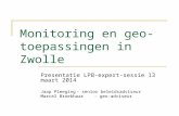 Monitoring en geo-toepassingen in Zwolle