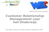 Customer Relationship Management (CRM) voor Onderwijsinstellingen