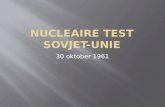 Nucleaire test sovjet unie