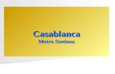 Casablanca metro stations