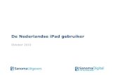 Sanoma onderzoek:  de Nederlandse iPad gebruiker
