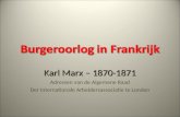 Burgeroorlog in Frankrijk 1871 Karl Marx