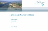 DSD-NL 2014 - Simona Gebruikersdag - Simona 2014 release, Huib Tanis, Deltares