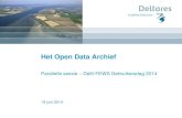 DSD-NL 2014 - Delft-FEWS Gebruikersdag - Open Data Archief (Deltares)