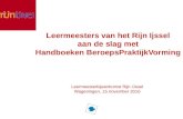 Rijn I Jsselcollege Leermeesters 11152010