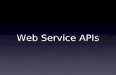 Web Service APIs