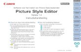 Canon Picture Style Editor instructies kopie