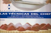 Las Tecnicas Del Chef - Le Cordon Bleu