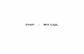 PHP & MySQL Skripta