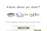 Handleiding Google Sites