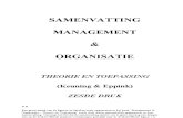 Samenvatting Management & organisatie