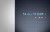 Grammatica unit 1 klas 1