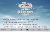 Financiele keuzes Cloud Xperience