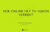 Online Tuesday - Hoe online TV versterkt - presentatie Jelmer Wind, RTL