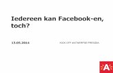 Kick Off Antwerpse Studenten - Iedereen kan Facebooken, toch?