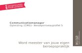Opleiding Communicatiemanager Van der Hilst Communicatie