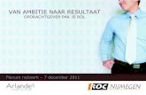 Fex    111207 - van ambitie naar resultaat - roc nijmegen - arlande