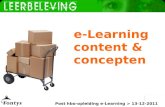 e-Learning content & concepten