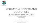 Wikimedia Nederland: Culturele samenwerkingen