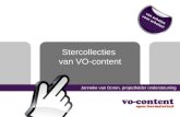 OWD2012 - BO2 - Stercollecties VO-content in Wikiwijs - Janneke van Doren