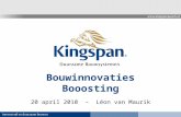 Booosting Innovatorpitch.Kingspan.20 april 2010