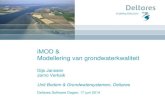 DSD-NL 2014 - iMOD Symposium - 8. iMOD & Modellering van grondwaterkwaliteit, Gijs Janssen, Deltares