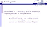De Inrichting Van Het Beheer Van Basisregistraties In Leeuwarden