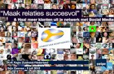Haal meer klanten uit je netwerk via Sociale Media voor Kamer van Koophandel Zuidwest Nederland