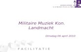 Facilitatie Militaire Muziek 10 04