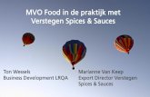 MVO Food in de praktijk met Verstegen Spices & Sauces