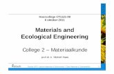 College 2   111006 - materiaalkunde