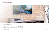 Pioneer AV-receivers 2013 - kenmerken en specificaties
