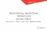 Nieuwe workflow Webwijzer
