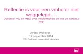 Theoretisch kader Stimuleringsregeling 2014 - Amber Walraven van ITS, Radboud Universiteit Nijmegen