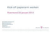 Informatiebijeenkomst papierarm werken Roermond