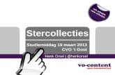 Stercollecties VO-content | CVO ‘t Gooi