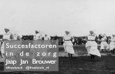 Succesfactoren in de Zorg - Jaap Jan Brouwer