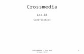 Crossmedia 18 a   gamefication deel 1