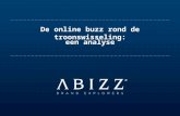 Social media monitoring rapport rond de troonswisseling in België