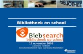 Biebsearch Bibliotheek En School 121109
